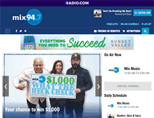 Tablet Screenshot of mix947.com